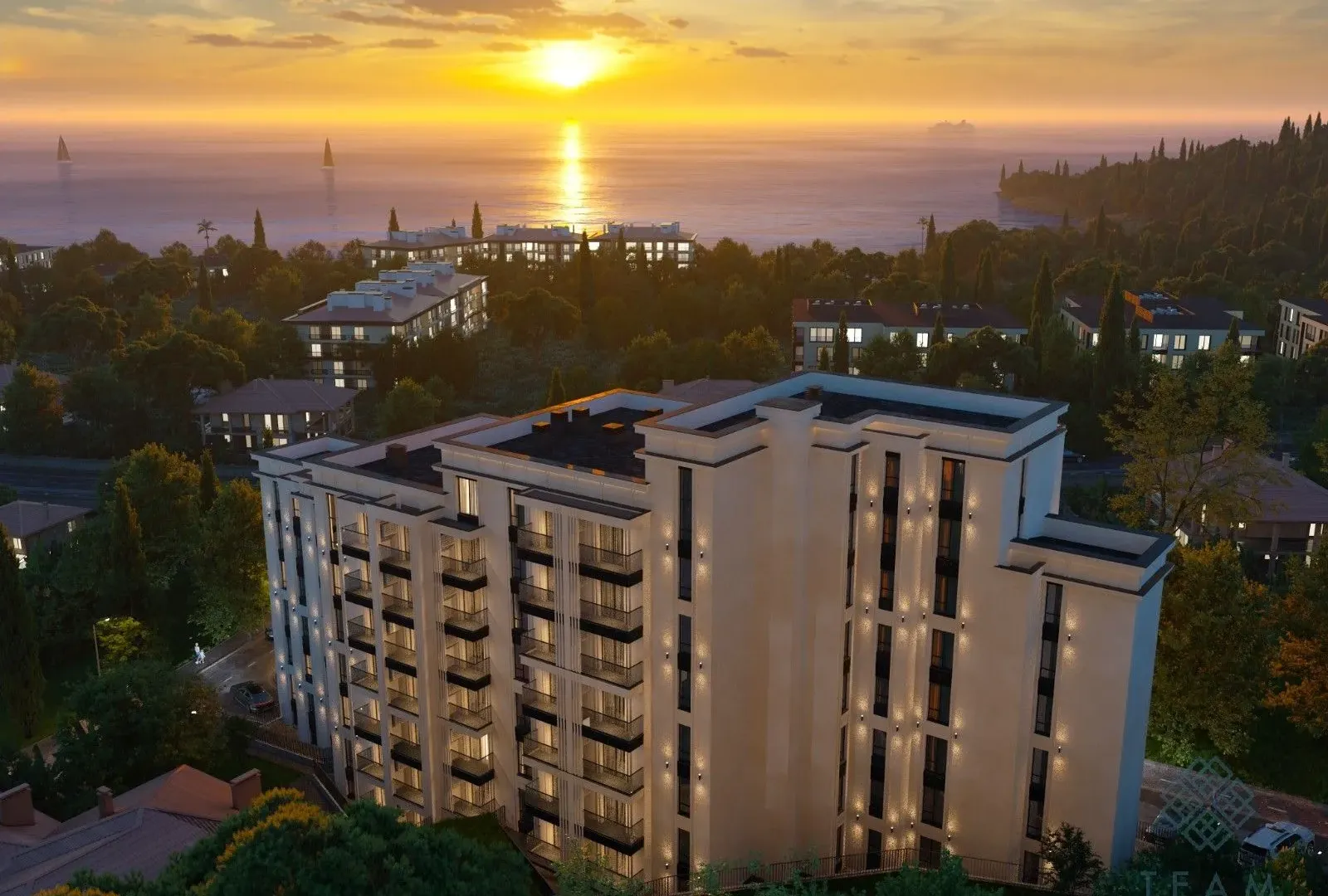 Sale, one bedroom apartment, 48m², Bečići, Budva