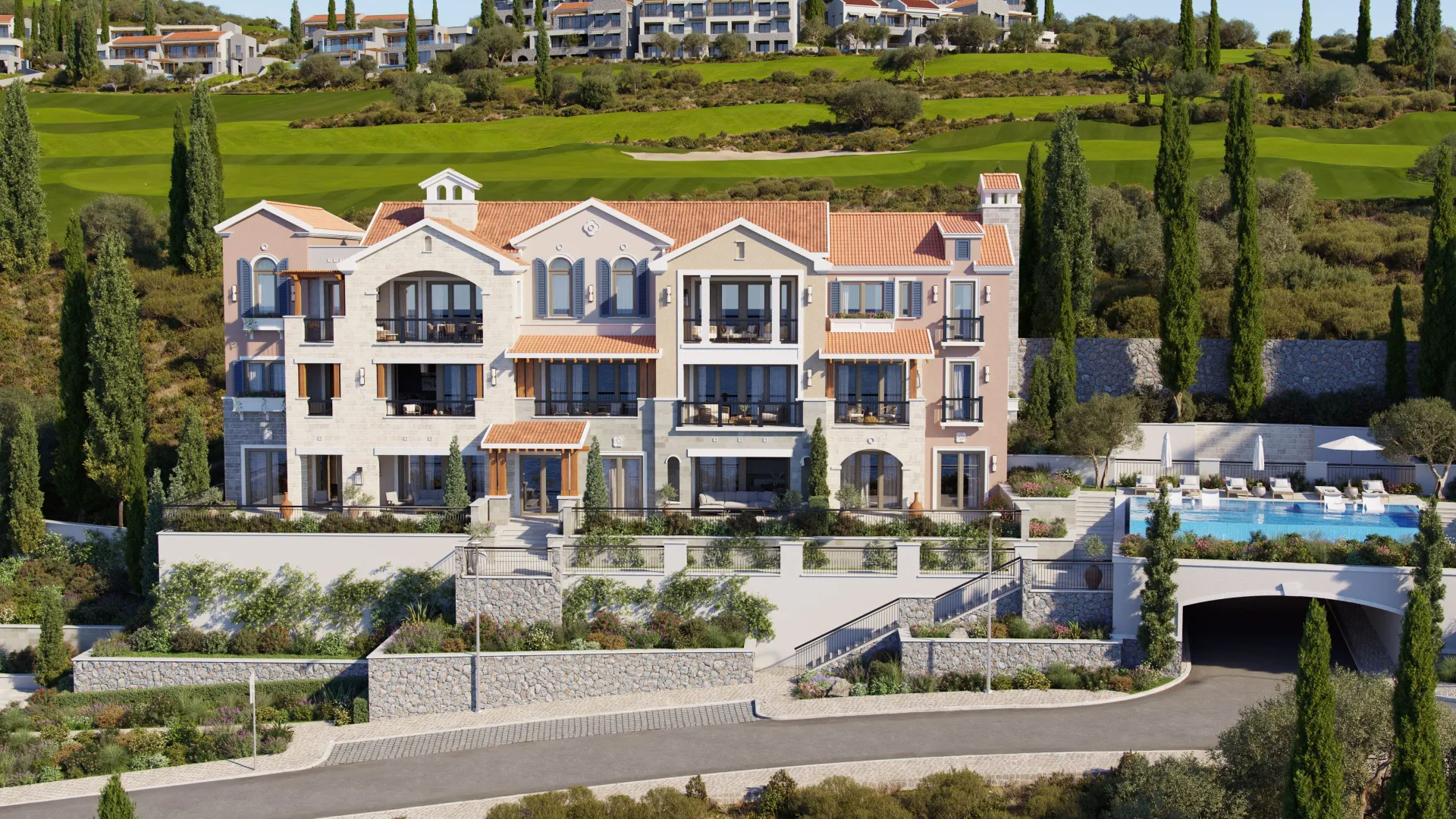 Prodaja, jednosoban stan, 67m², Luštica Bay, Tivat