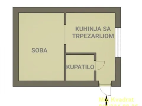 Sale, studio apartment, 23m², Vračar Sve Podlokacije, Beograd - image 9