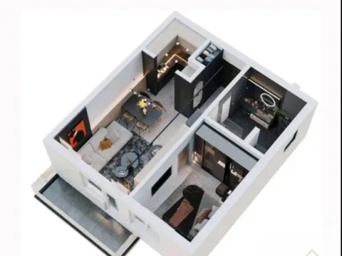 Sale, two bedroom apartment, 48m², Stari Banovci, Stara Pazova - image 3