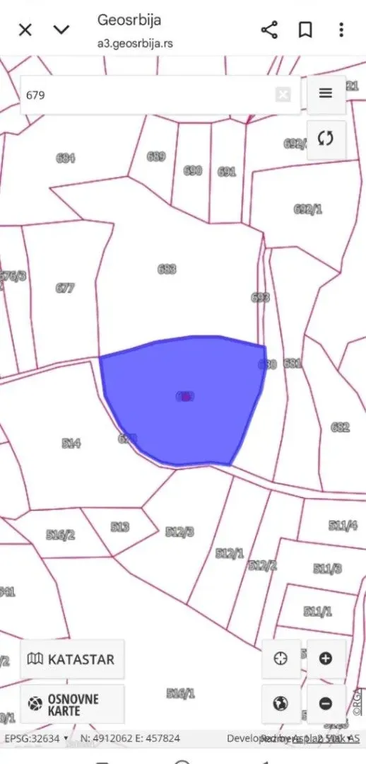 Prodaja, plac, 8755m², Darosava, Arandjelovac
