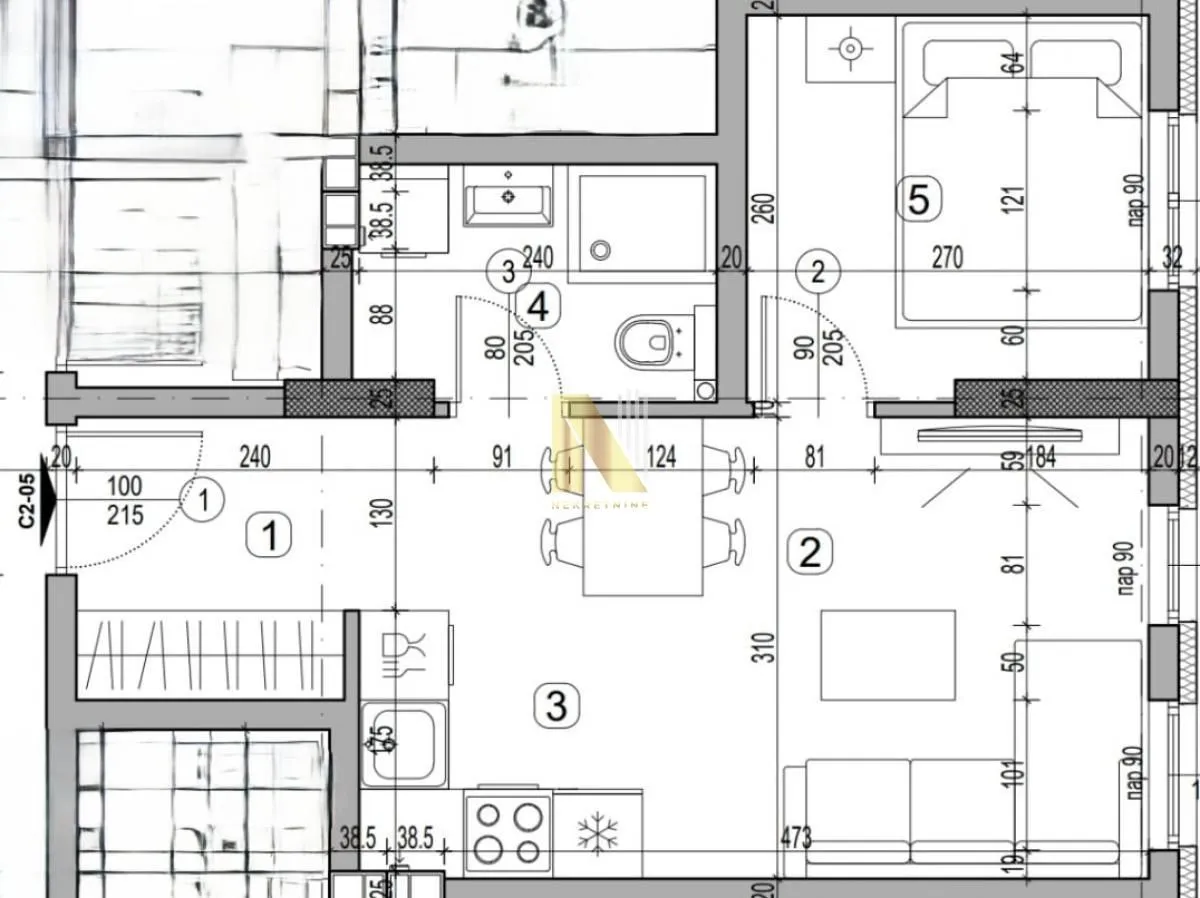 Prodaja, jednosoban stan, 30m², Centar, Inđija