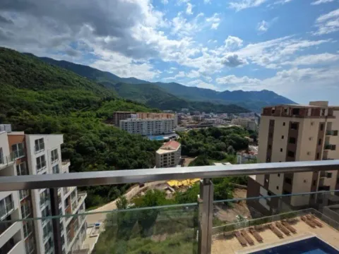 Rent, one bedroom apartment, 48m², Bečići, Budva