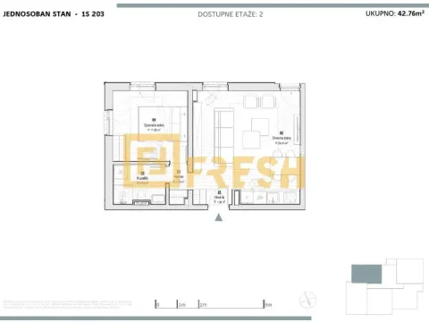 Prodaja, jednosoban stan, 42m², Kolašin, Crna Gora - image 9