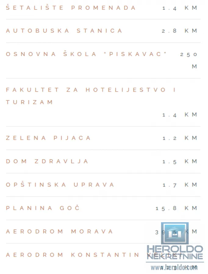 Prodaja, dvosoban stan, 47m², Piskavac, Vrnjačka Banja