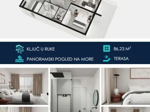 Prodaja, dvosoban stan, 86m², Tivat, Crna Gora - image 11