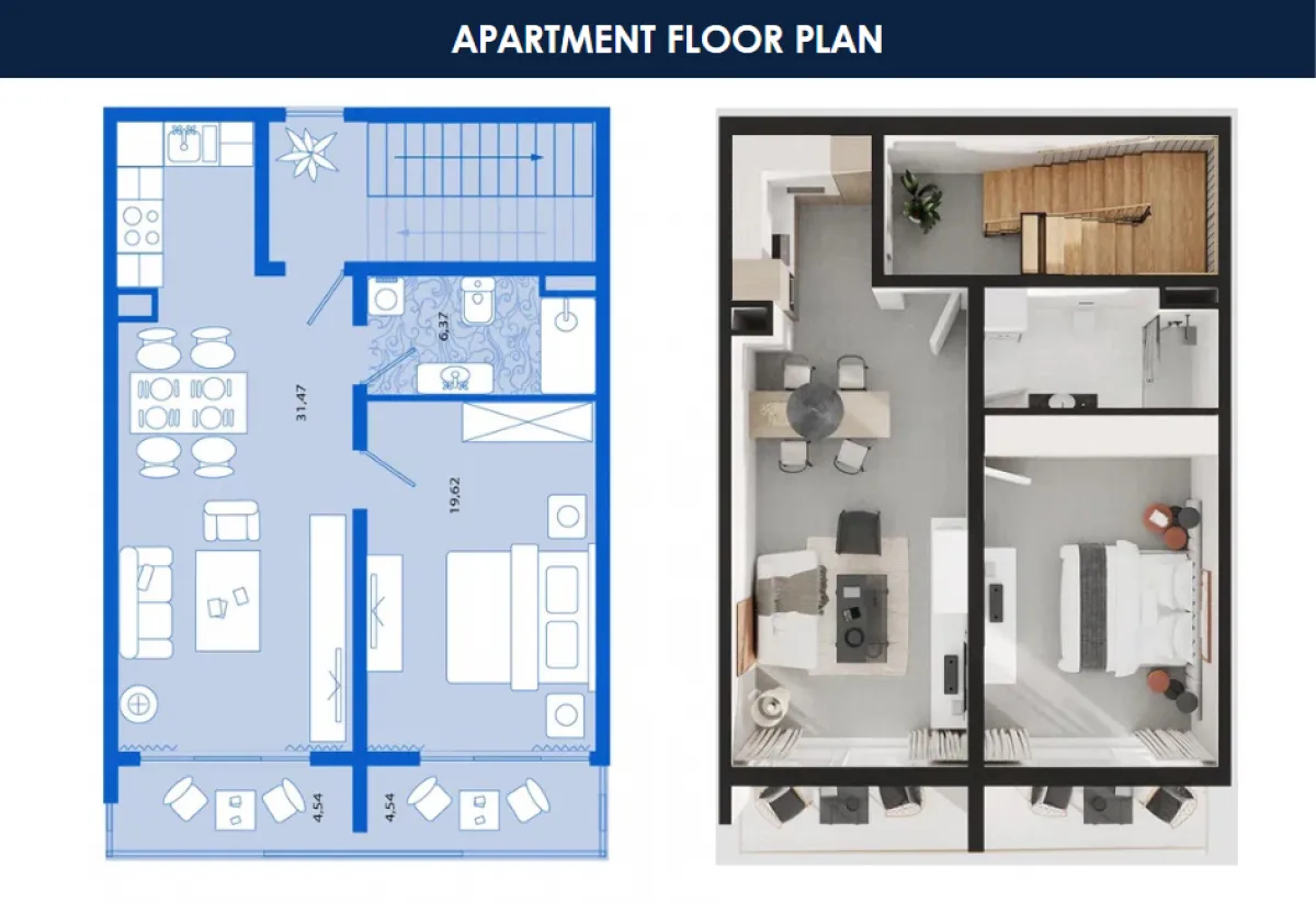 Prodaja, jednosoban stan, 66m², Tivat, Crna Gora