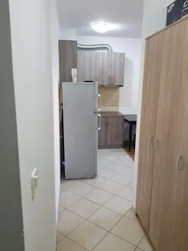 Manja kuhinja sa elementima i frižiderom u sklopu stana. - image 2