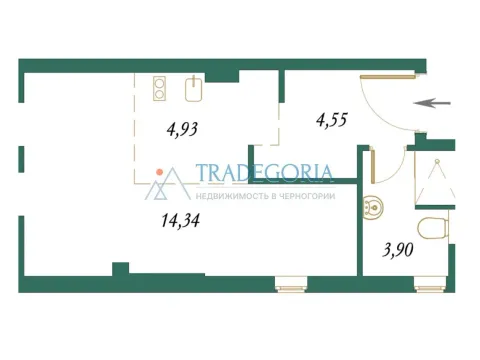 Prodaja, stan, 28m², Kolašin, Crna Gora - image 2