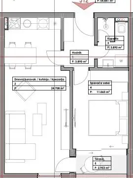 Prodaja, stan, 46m², Budva, Crna Gora - image 6