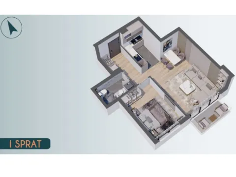 Prodaja, dvosoban stan, 50m², Altina, Beograd - image 8