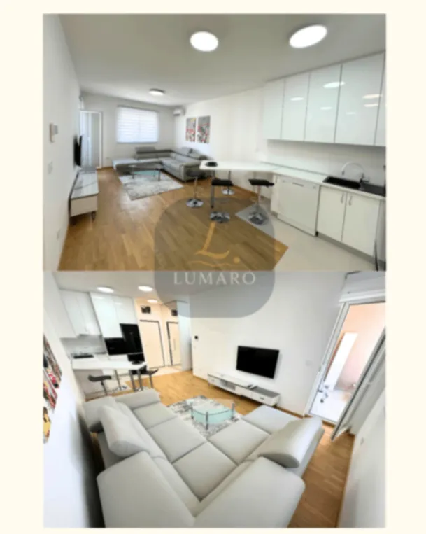 Rent, one bedroom apartment, 48m², Stari Aerodrom, Podgorica