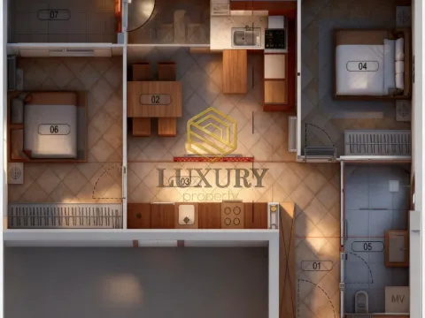 Prodaja, dvosoban stan, 69m², Đuraševići, Tivat - image 6