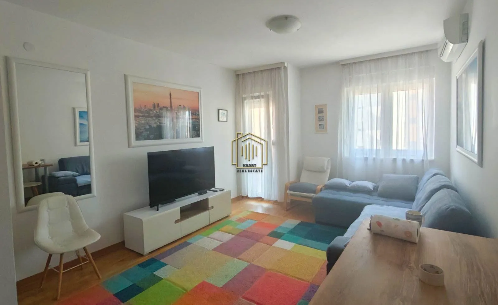 Izdavanje, jednosoban stan, 45m², City Kej, Podgorica