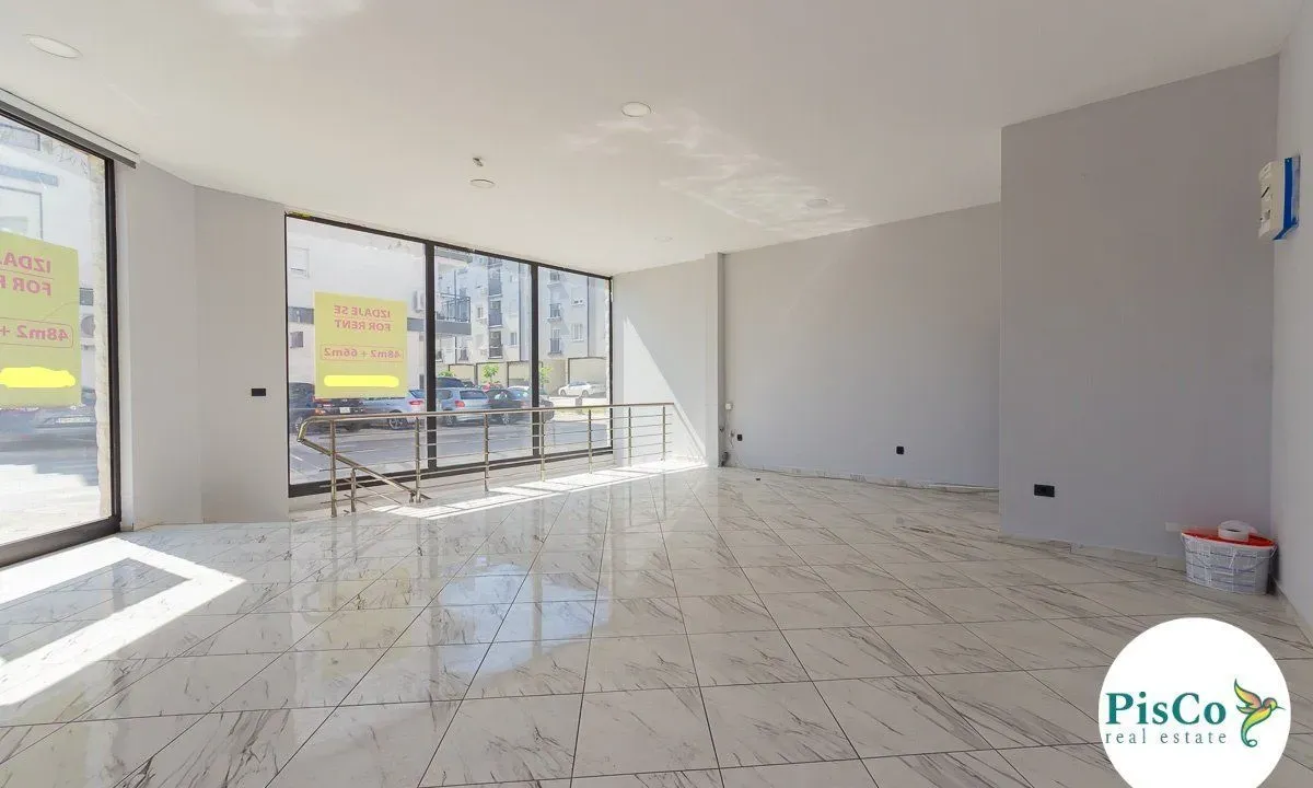 Izdavanje, poslovni prostor, 114m², Nova Dalmatinska, Podgorica