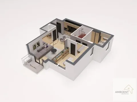 Sale, two bedroom apartment, 66m², Nova Pazova, Stara Pazova