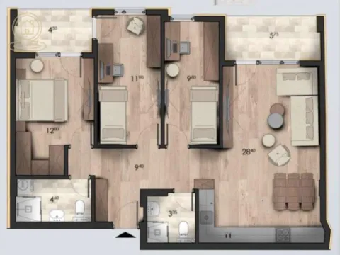 Prodaja, trosoban stan, 90m², Medijana, Niš - image 3