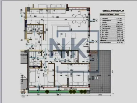 Prodaja, dvosoban stan, 106m², Vezirov Most, Podgorica - image 2