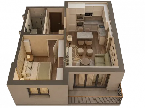 Prodaja, dvosoban stan, 52m², Palilula, Niš - image 2
