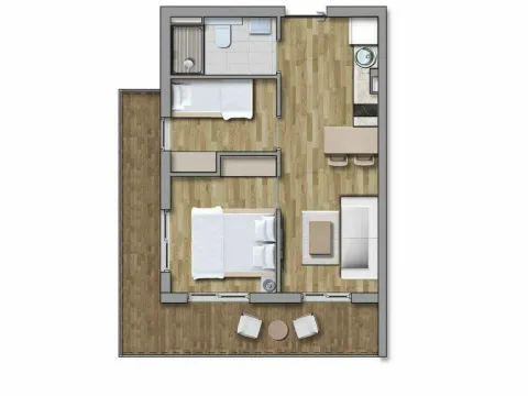 Prodaja, stan, 26m², Kavač, Kotor - image 12