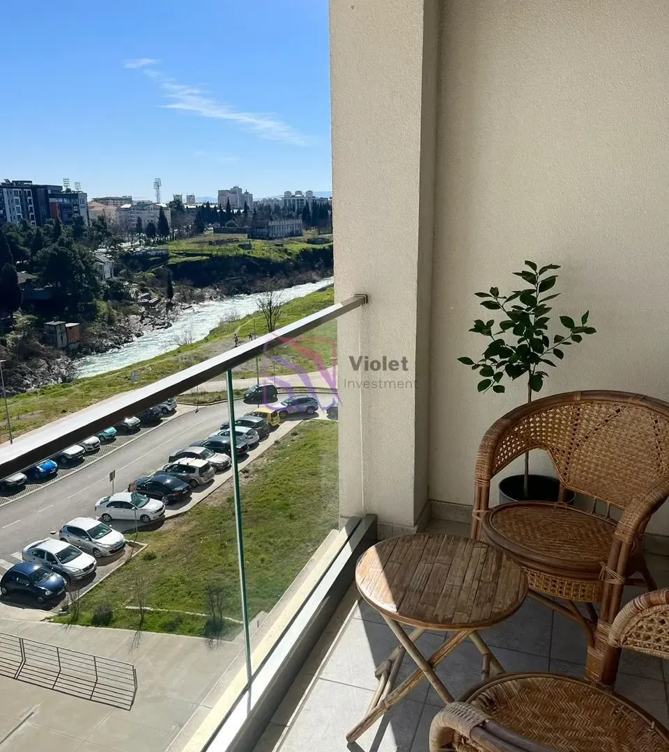 Rent, one bedroom apartment, 48m², Vezirov Most, Podgorica