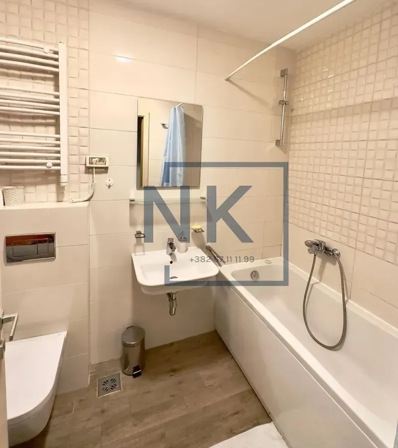 Rent, one bedroom apartment, 45m², City Kej, Podgorica