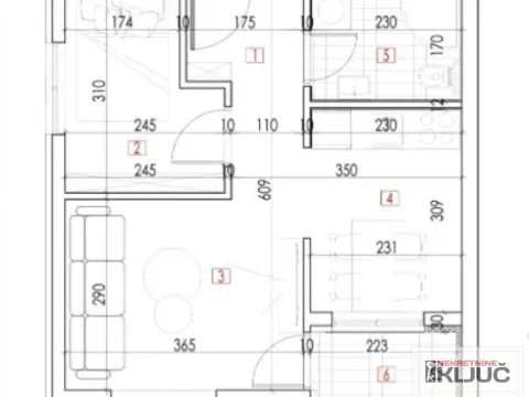 Prodaja, dvosoban stan, 35m², Karagača, Petrovaradin - image 2