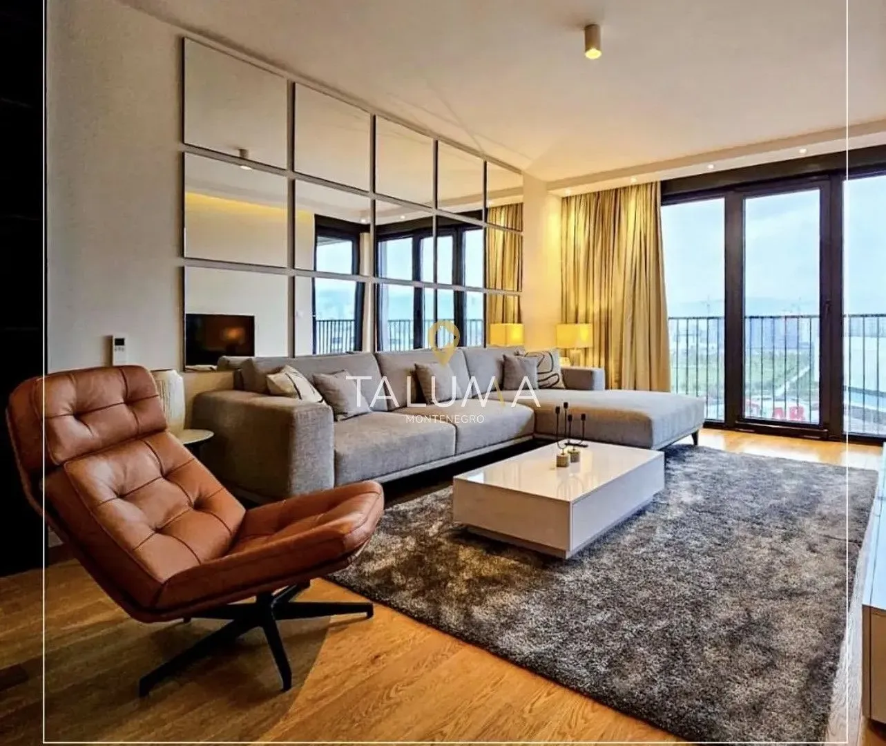 Izdavanje, jednosoban stan, 56m², Preko Morače, Podgorica