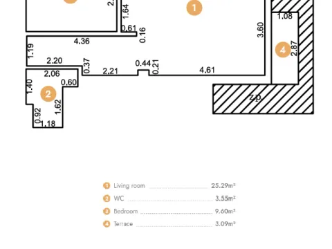 Sale, one bedroom apartment, 51m², Bečići, Budva - image 4