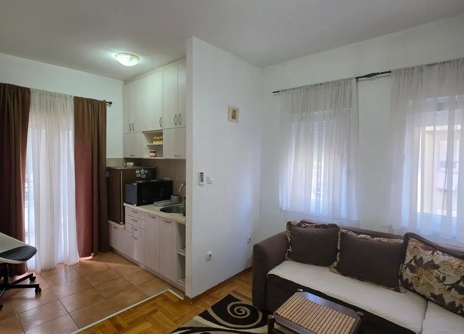 Rent, one bedroom apartment, 33m², Zabjelo, Podgorica