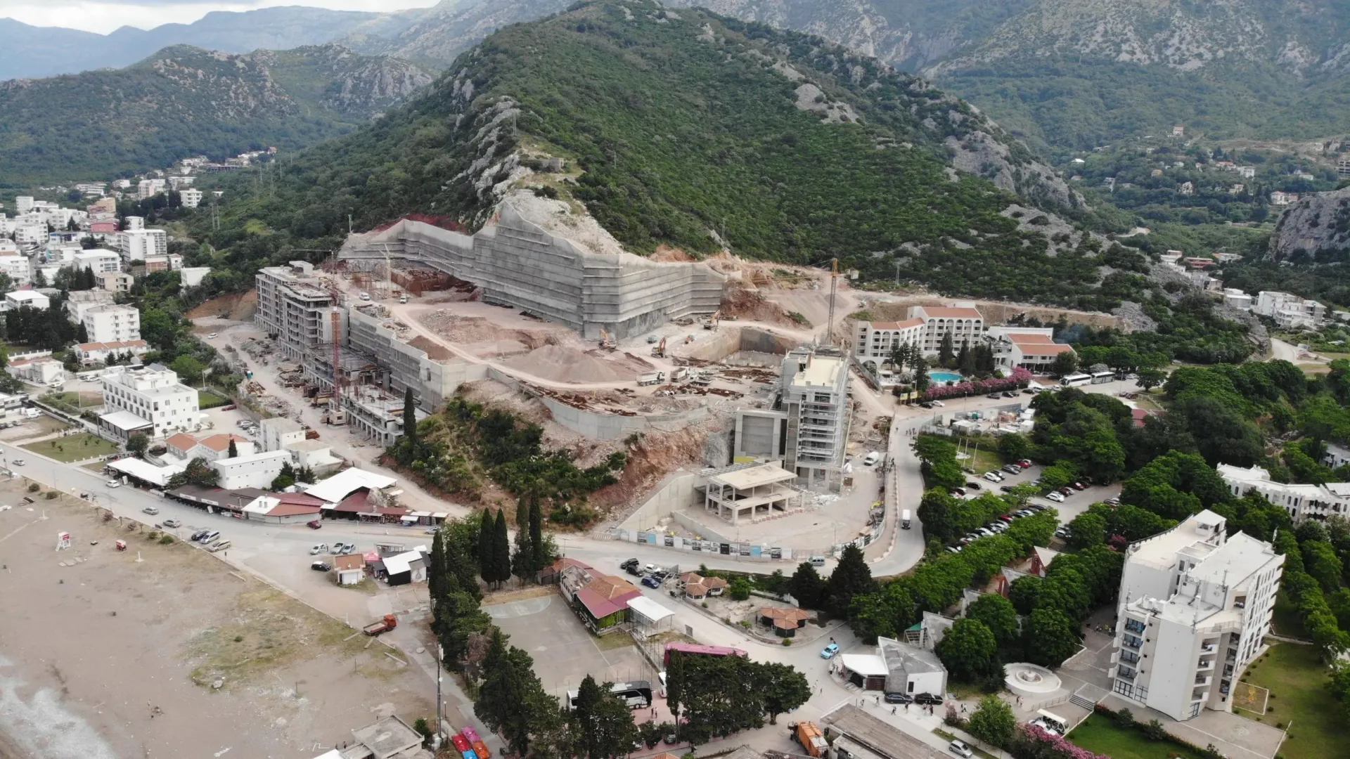 AMMA Resort Beachfront Aerial