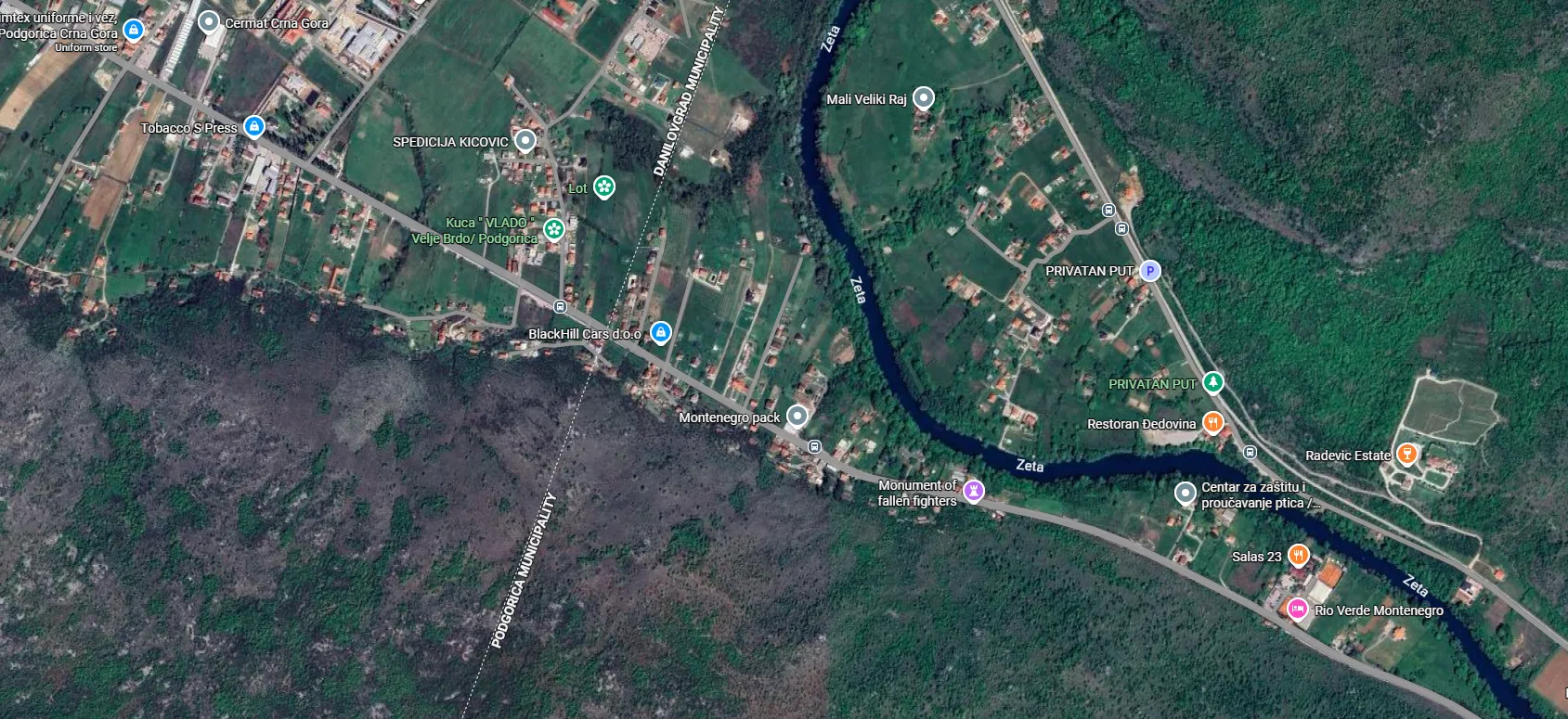Prodaja, plac, 4406m², Velje Brdo, Podgorica