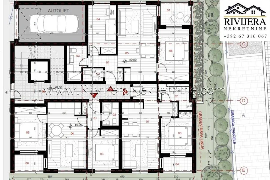 Sale, one bedroom apartment, 56m², Centar, Budva
