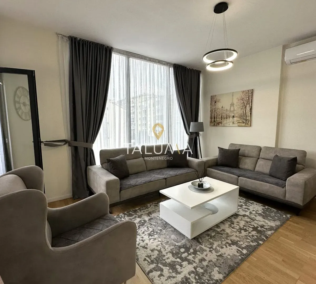 Izdavanje, dvosoban stan, 68m², Blok 9, Podgorica