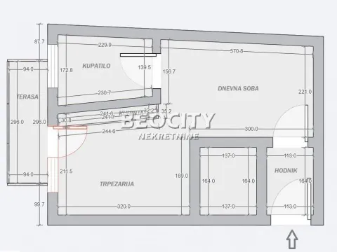 Sale, one bedroom apartment, 30m², Topličin venac, Beograd - image 15