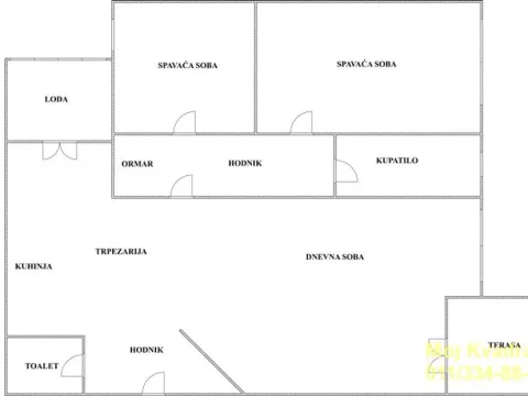 Sale, three bedroom apartment, 84m², Čukarica, Beograd - image 15