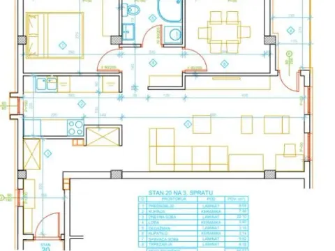 Sale, two bedroom apartment, 64m², Palilula, Niš