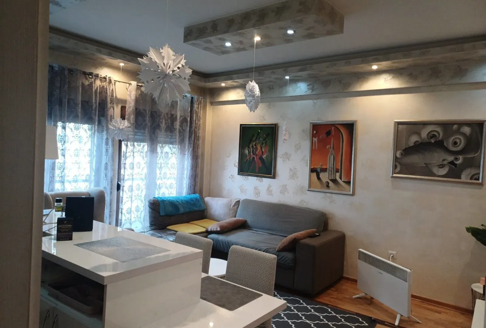 Rent, two bedroom apartment, 56m², Blok 9, Podgorica