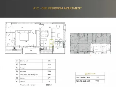 Prodaja, jednosoban stan, 49m², Risan, Kotor - image 24