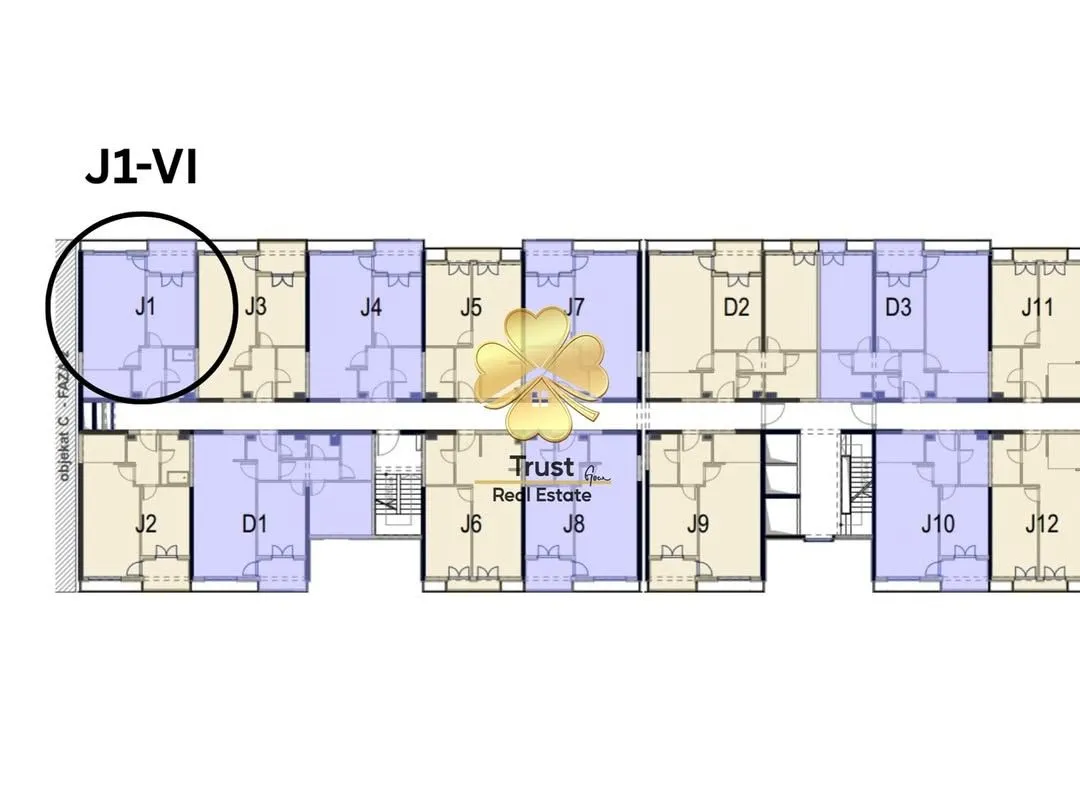 Prodaja, jednosoban stan, 49m², Central Point, Podgorica