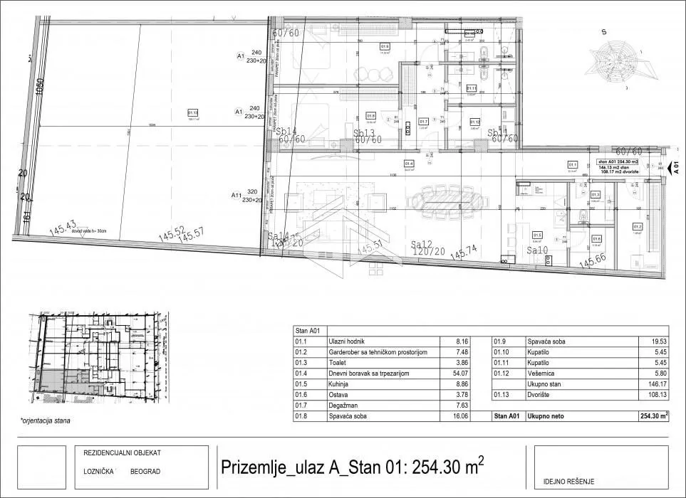 Sale, apartment, 254m², Kalenić Pijaca, Vračar Sve Podlokacije