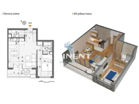 Izdavanje, dvosoban stan, 64m², Bežanijska Kosa 3, Bežanijska Kosa Sve Podlokacije - image 17