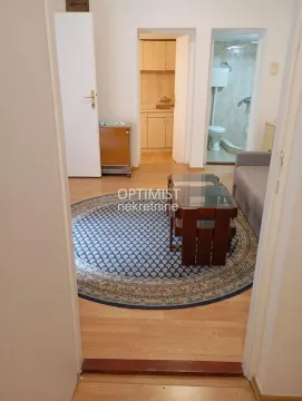 Pogled iz hodnika na dnevnu sobu sa sofom i stočićem. - image 2