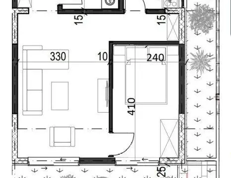 Prodaja, jednosoban stan, 38m², Radanovići, Kotor - image 3