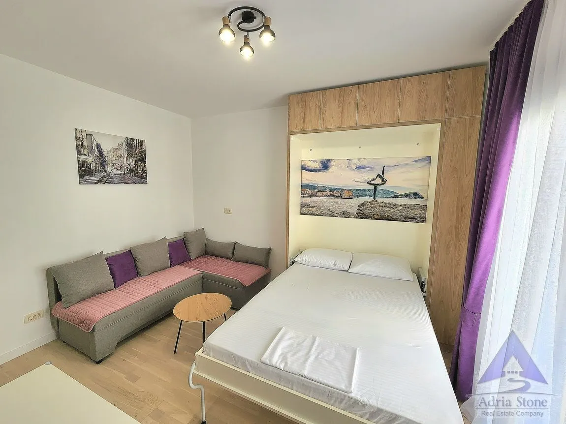 Izdavanje, stan, 25m², Podkošljun, Budva