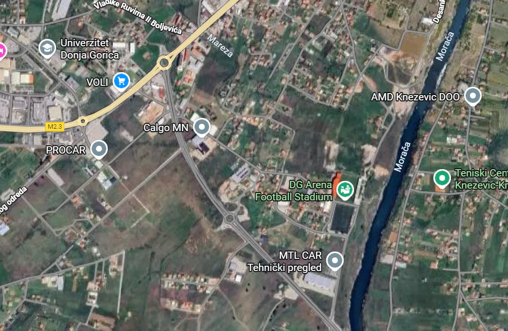 Prodaja, plac, 985m², Donji Kokoti, Podgorica