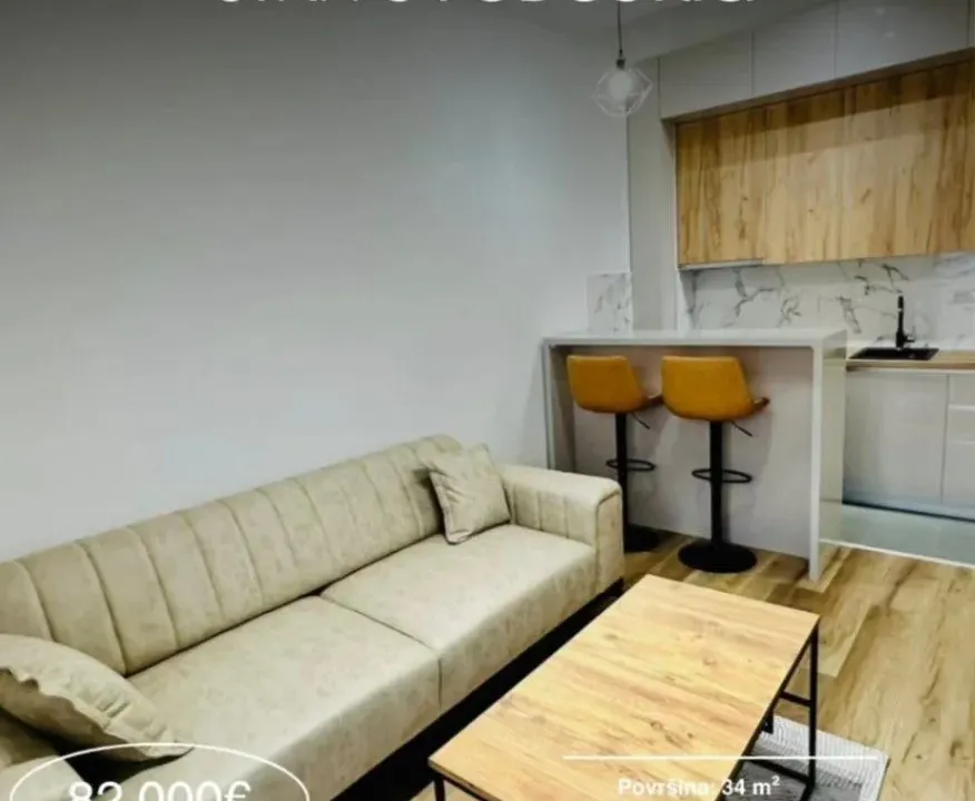 Prodaja, jednosoban stan, 34m², Zabjelo, Podgorica