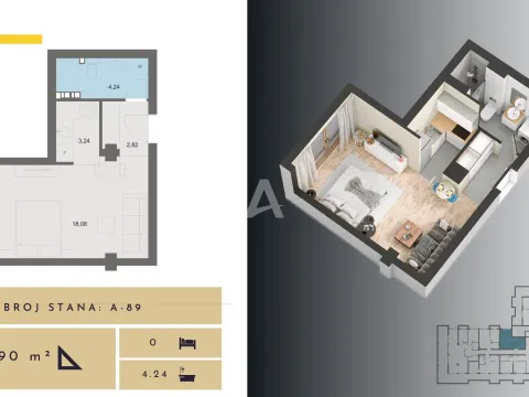 Prodaja, dvosoban stan, 67m², Budva, Crna Gora - image 6
