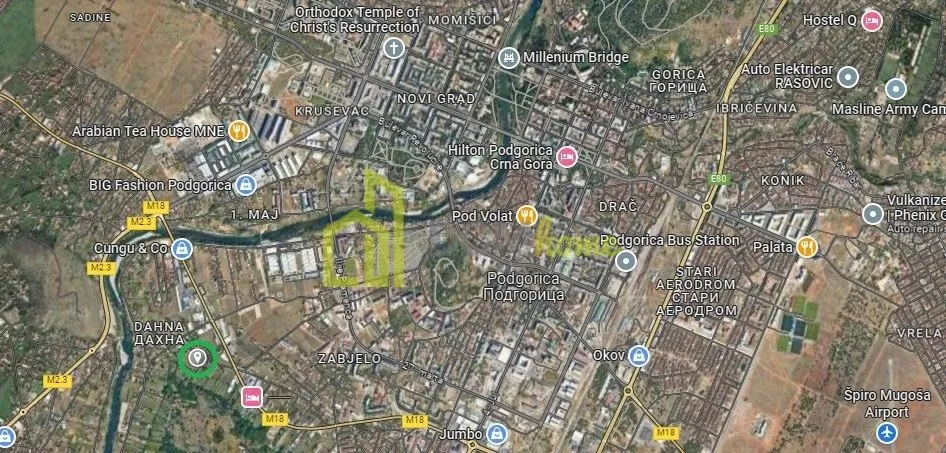 Prodaja, plac, 3031m², Dahna, Podgorica
