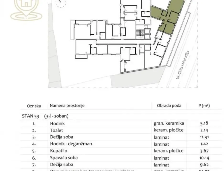 Prodaja, trosoban stan, 69m², Medijana, Niš